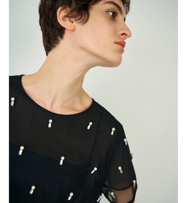 Diagram「ビジューチュールトップ」|Tシャツ・カットソー|