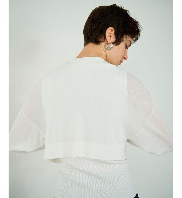 Diagram「ショートドルマンニットカーディガン」|カーディガン|