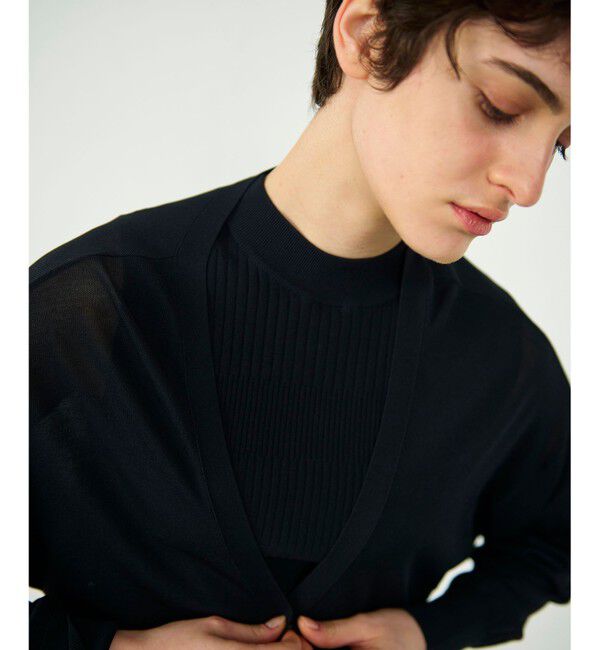 Diagram「ショートドルマンニットカーディガン」|カーディガン|