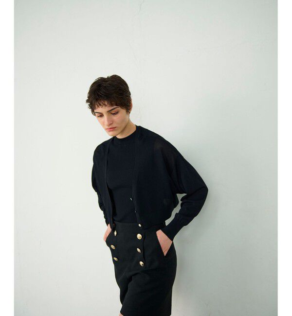 Diagram「ショートドルマンニットカーディガン」|カーディガン|