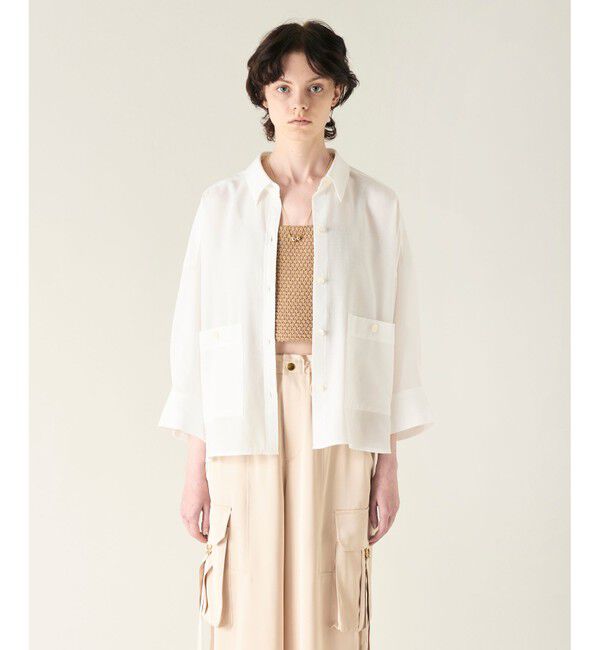 GRACE CONTINENTAL「コクーンシルエットシャツ」|シャツ・ブラウス|