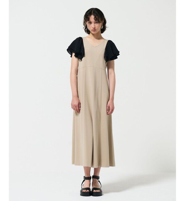 Diagram「フリルスリーブカットワンピース」|ワンピース|ベージュ