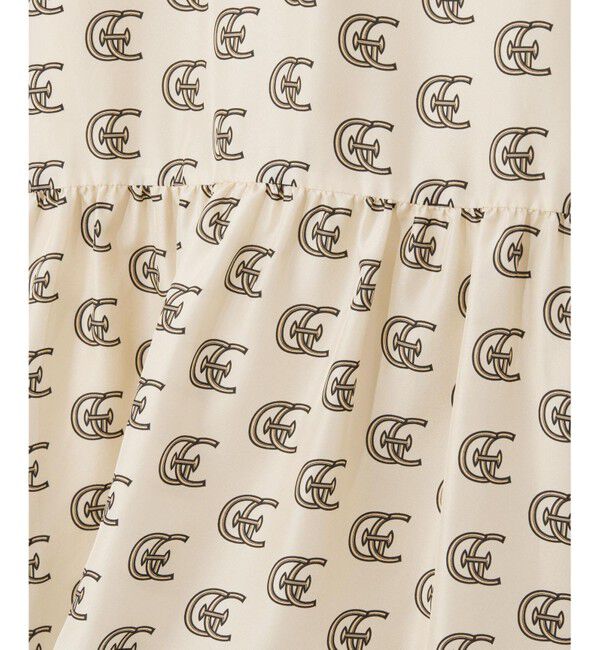 Grace Class「シルクモノグラムドレス」|ワンピース|