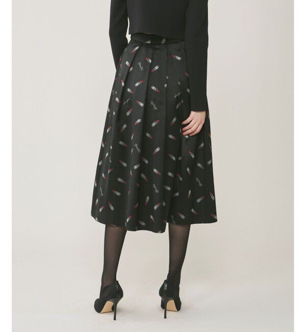 GRACE CONTINENTAL「リップジャガードタックスカート」|スカート|