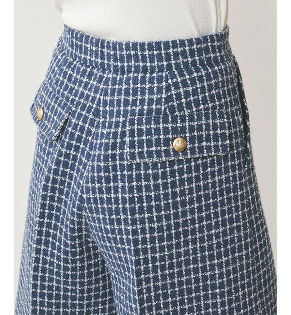  「チェックツイードハーフパンツ」|その他|