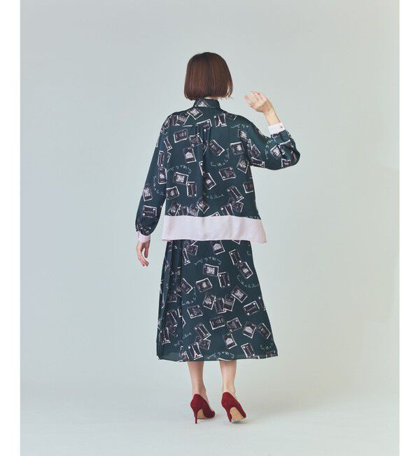  「トランププリントラップスカート」|スカート|