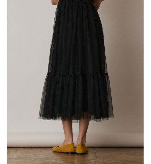  「チュールコンビティアードワンピース」|ワンピース|