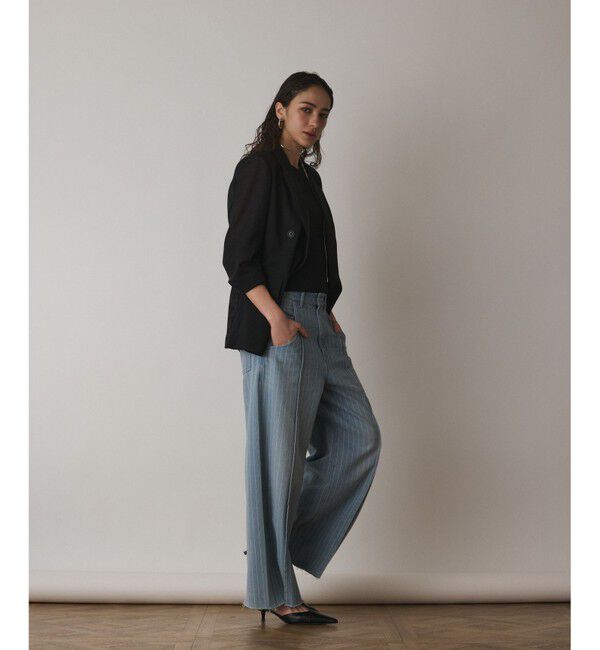 Diagram「ヒッコリーデニムワイドパンツ」|デニム|