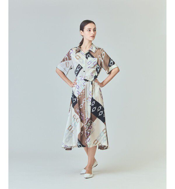 Grace Class「チェーンシャツドレス」|ワンピース|