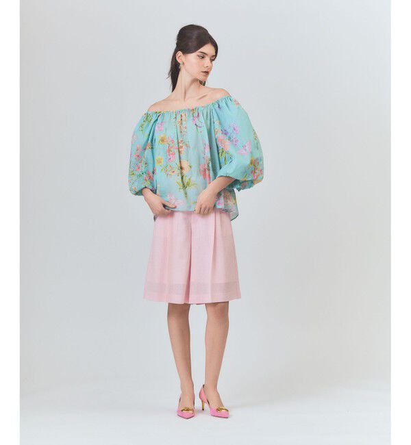 Grace Class「ボタニカルドレープブラウス」|シャツ・ブラウス|