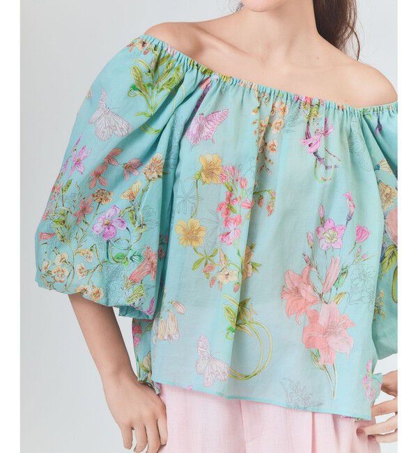 Grace Class「ボタニカルドレープブラウス」|シャツ・ブラウス|