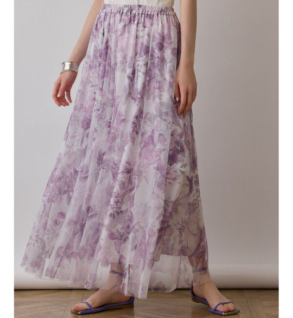 Diagram「シャドーフラワープリントスカート」|スカート|