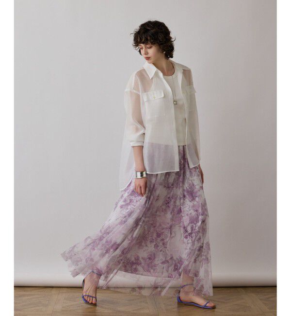 Diagram「シャドーフラワープリントスカート」|スカート|