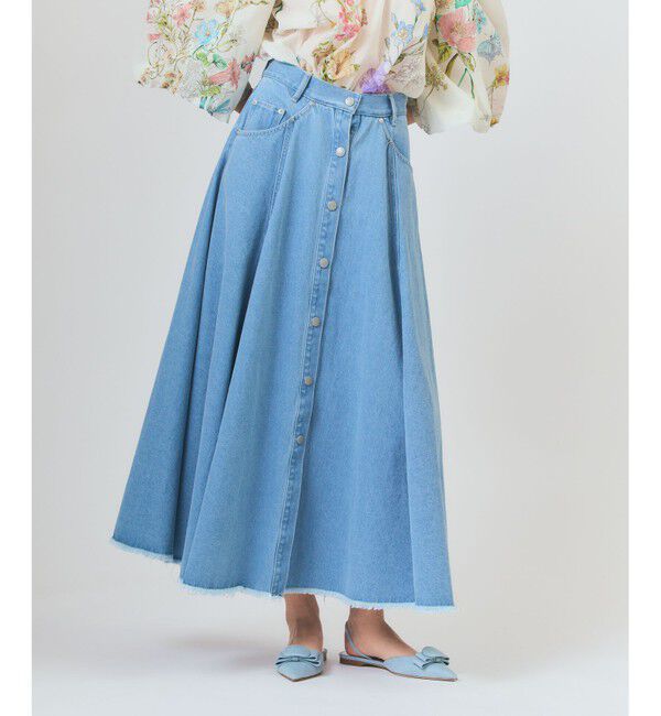 Grace Class「サーキュラーデニムスカート」|スカート|