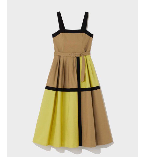 Grace Class「ライン配色キャミドレス」|ワンピース|