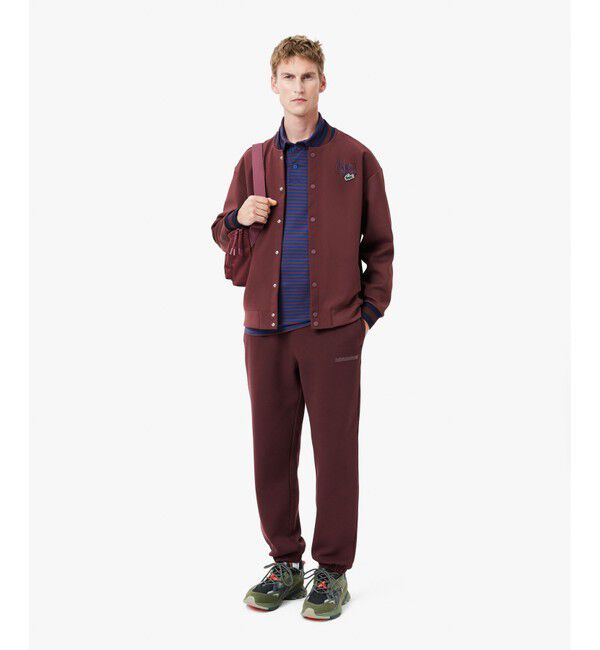 LACOSTE「ルーズシルエット ダブルフェイス鹿の子トラックパンツ / スウェットパンツ」|その他|