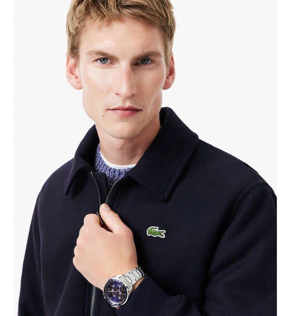 LACOSTE「裏地キルティング 中綿 ウールアビエイタージャケット」|ブルゾン・スタジャン|