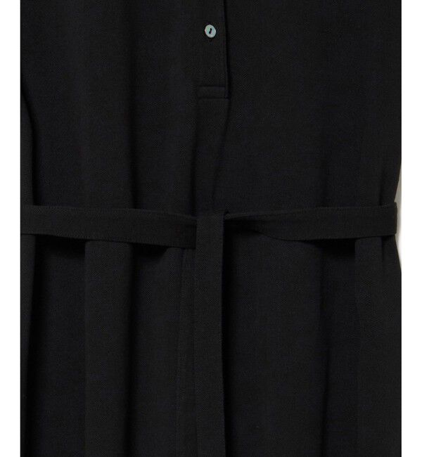 LACOSTE「鹿の子地マキシ丈ドレス ポロワンピース フレア Iライン」|ワンピース|