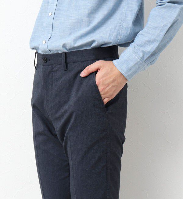 NOLLEY'S goodman「《ビジカジ対応》綿麻COOLMAX スリムフィットパンツ 25SS」|チノ|