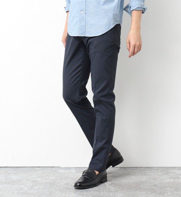 NOLLEY'S goodman「《ビジカジ対応》綿麻COOLMAX スリムフィットパンツ 25SS」|チノ|