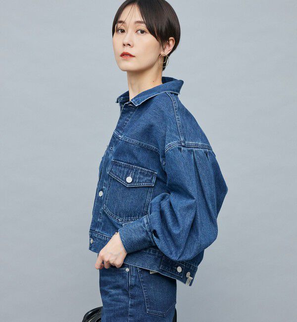 Rie Miller「【RM denim】袖ボリュームGジャン」|デニムジャケット|