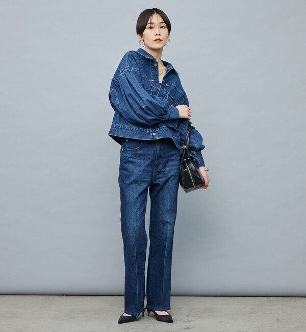 Rie Miller「【RM denim】袖ボリュームGジャン」|デニムジャケット|