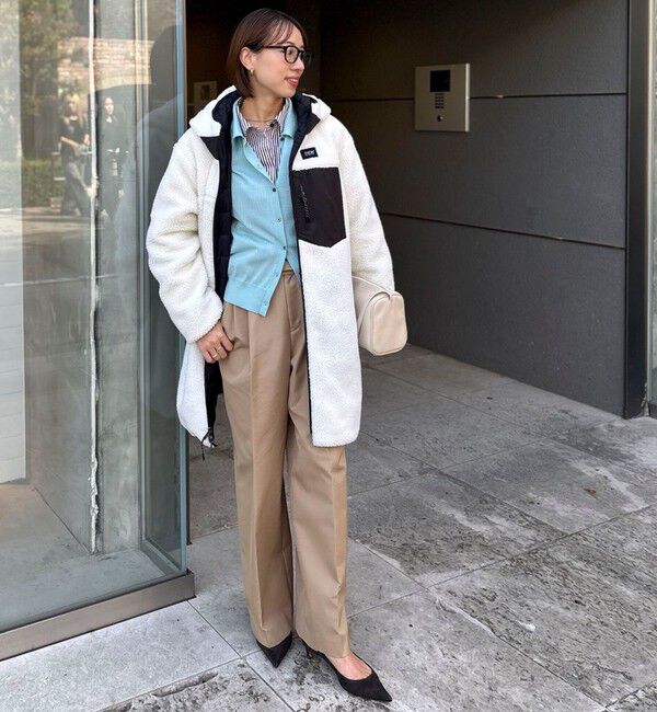 NOLLEY'S「◇【WEB限定】【TAION/タイオン】別注ボア&times;ダウンフードコート(リバーシブル) 」|ダウン|