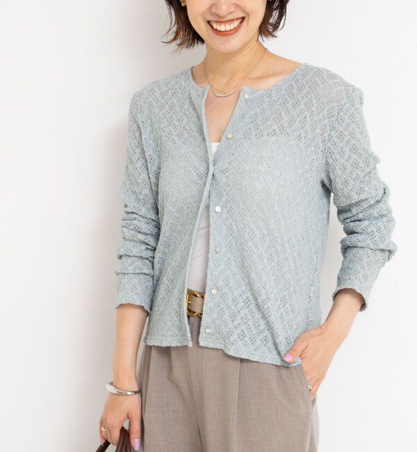 NOLLEY'S「2WAYレースカーディガン」|カーディガン|