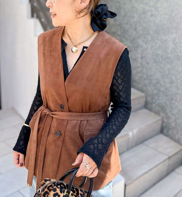 NOLLEY'S「2WAYレースカーディガン」|カーディガン|