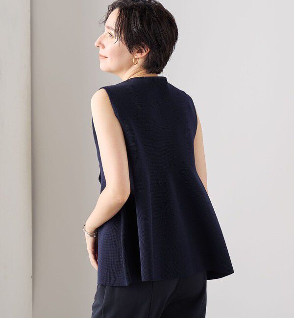 NOLLEY'S「【追加】《手洗い可能》フリル付きペプラムベスト」|ベスト・ジレ|