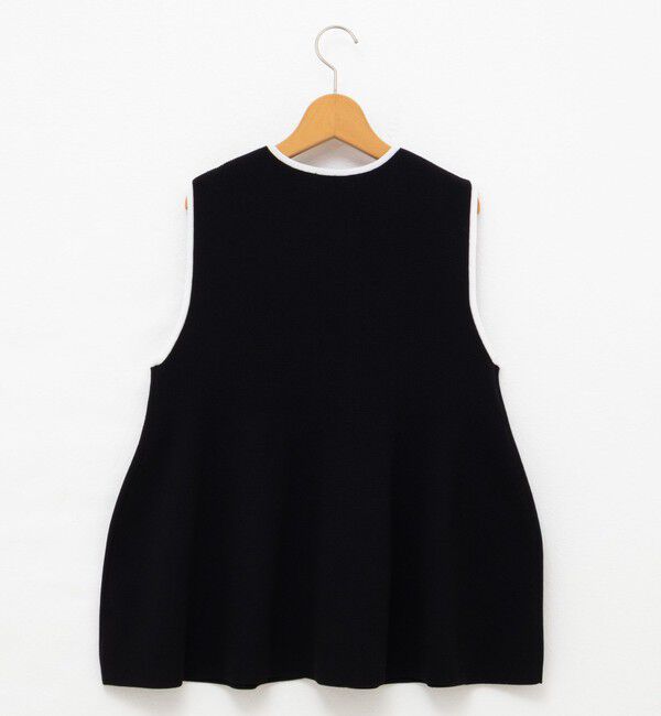 NOLLEY'S「【追加】《手洗い可能》フリル付きペプラムベスト」|ベスト・ジレ|