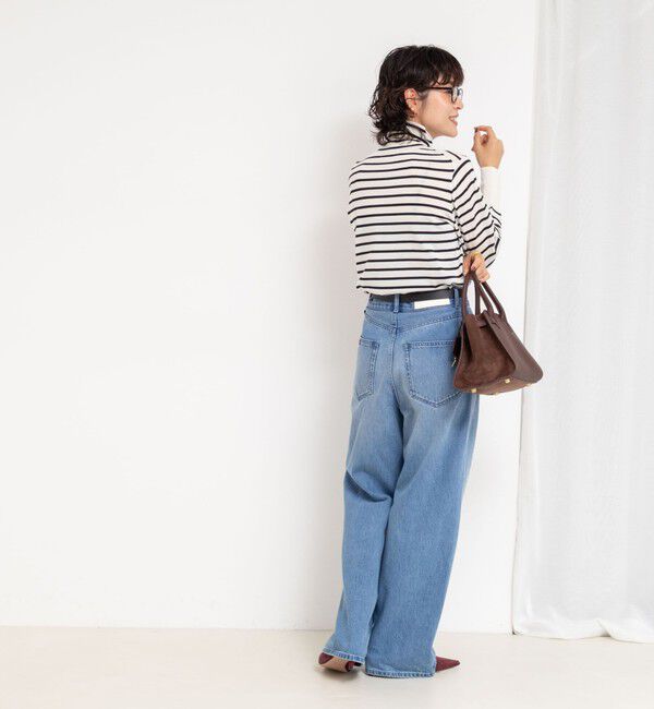 NOLLEY'S「《手洗い可能》《アンサンブル対応》18G天竺ハイネックプルオーバーニット」|ニット・セーター|