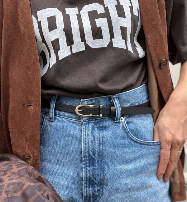 NOLLEY'S「【LEFIJE/レフィエ】ラウンドポイントバックルベルト」|ベルト|