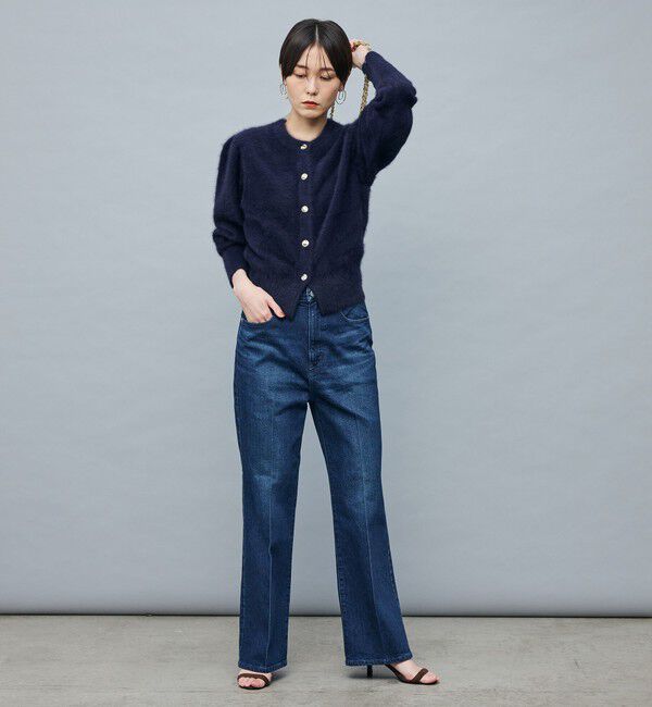 Laraaji「FOXカシミヤボックス袖2WAYカーディガン」|カーディガン|