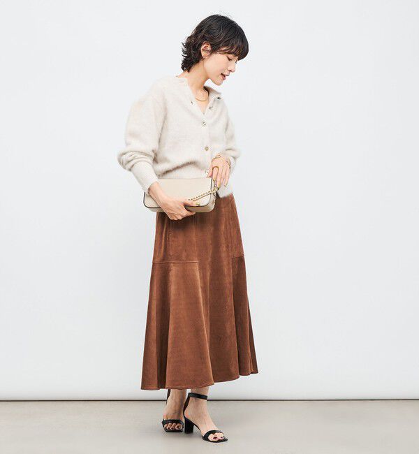 Laraaji「FOXカシミヤボックス袖2WAYカーディガン」|カーディガン|