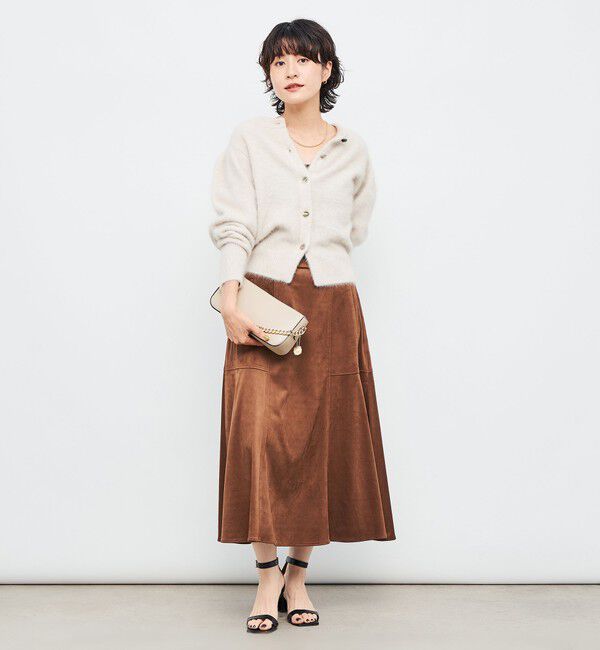 Laraaji「FOXカシミヤボックス袖2WAYカーディガン」|カーディガン|