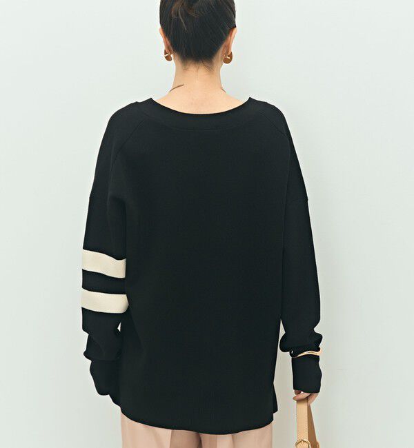 NOLLEY'S「《手洗い可能》レタードVネックニットカーディガン」|カーディガン|