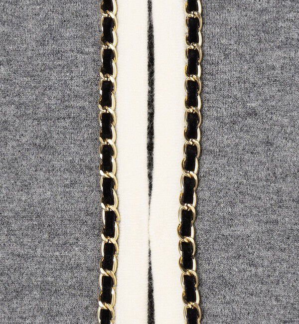 NOLLEY'S「チェーンブレード長めVネックカーディガン」|カーディガン|