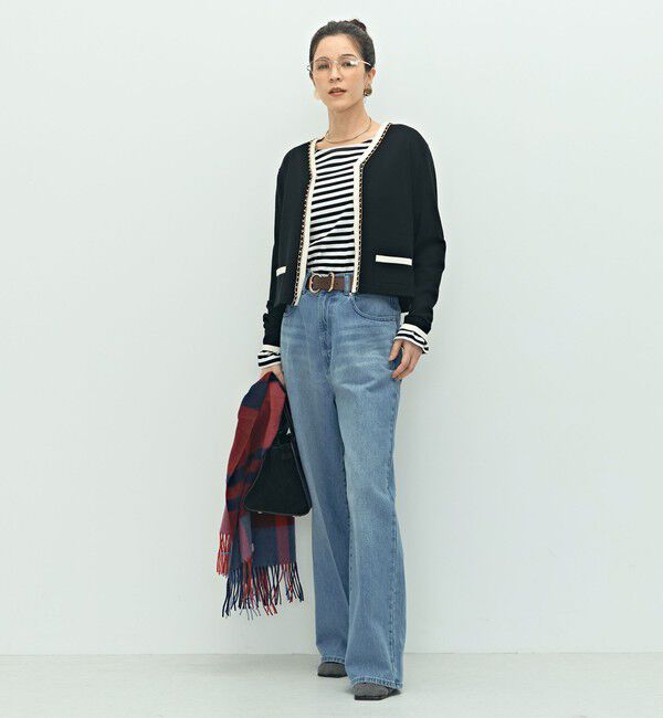 NOLLEY'S「チェーンブレードVネックカーディガン」|カーディガン|