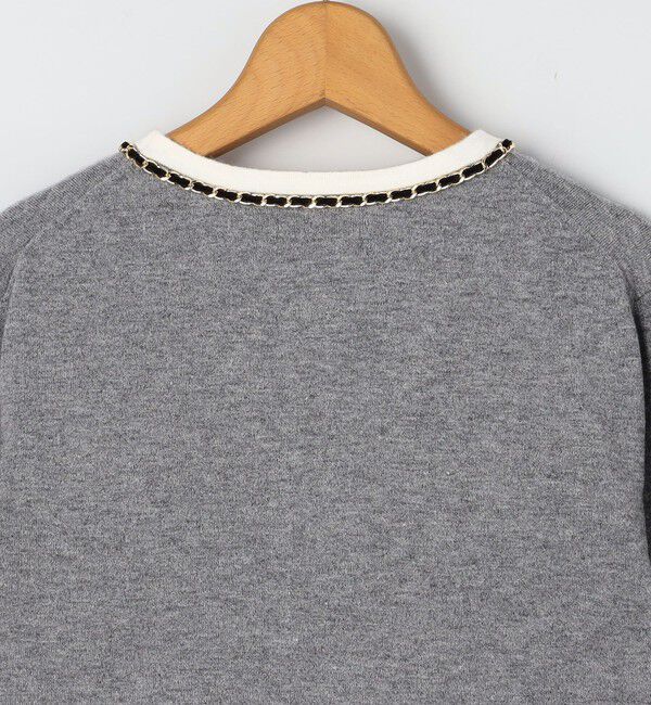 NOLLEY'S「チェーンブレードVネックカーディガン」|カーディガン|