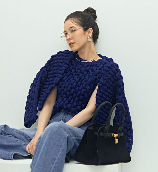 Laraaji「《手洗い可能》3D柄ボレロカーディガン」|カーディガン|