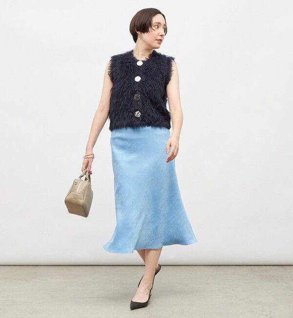 NOLLEY'S sophi「ウォッシャブルフェイクスエードバイヤスフレアスカート」|フレア|
