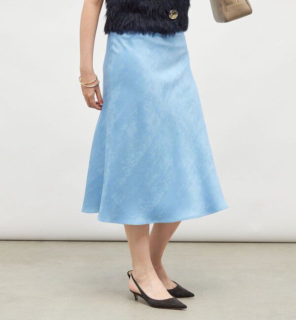 NOLLEY'S sophi「ウォッシャブルフェイクスエードバイヤスフレアスカート」|フレア|