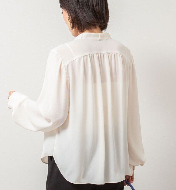 NOLLEY'S「ジョーゼットボウタイブラウス」|シャツ・ブラウス|
