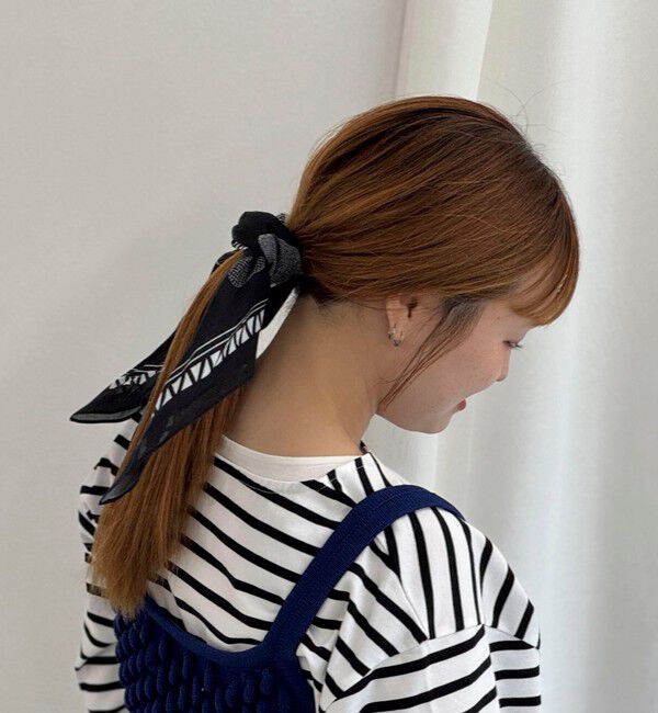 NOLLEY'S「nolnolバンダナ（Bag）」|その他|ブラック・グレー系1