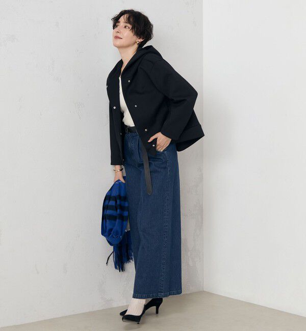 NOLLEY'S「《セットアップ対応》ウォッシャブルエアボールフードブルゾン」|ブルゾン・スタジャン|