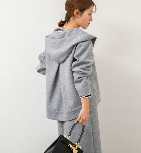 NOLLEY'S「《セットアップ対応》ウォッシャブルエアボールフードブルゾン」|ブルゾン・スタジャン|