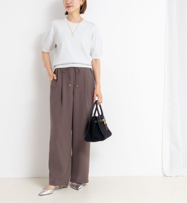 NOLLEY'S sophi「バックパールラメプルオーバー」|ニット・セーター|