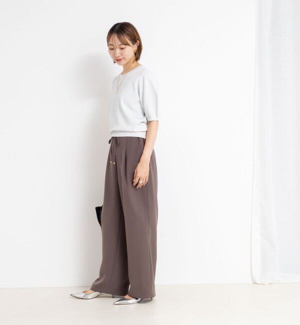 NOLLEY'S sophi「バックパールラメプルオーバー」|ニット・セーター|