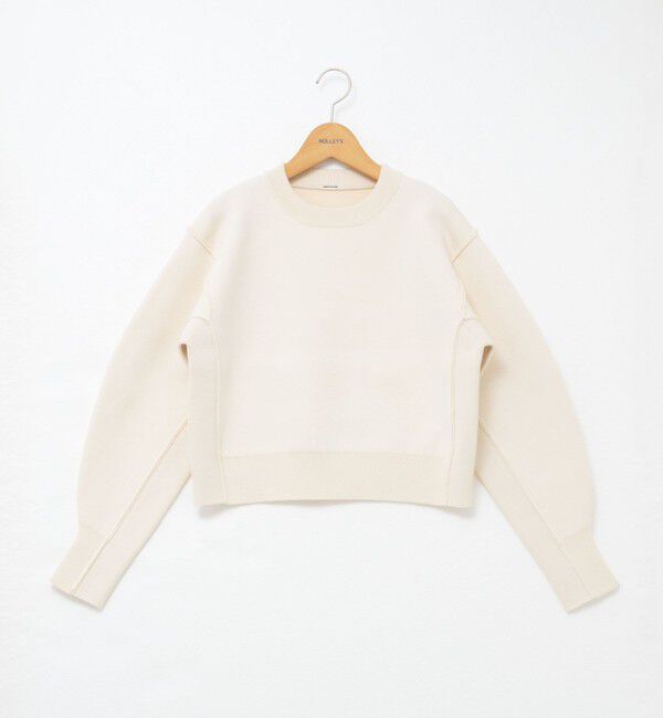 NOLLEY'S「《手洗い可能》スウェット風ニットプルオーバー」|ニット・セーター|